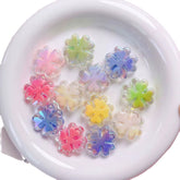 25mm AB Clover Shaped Beads (5pcs)-J3